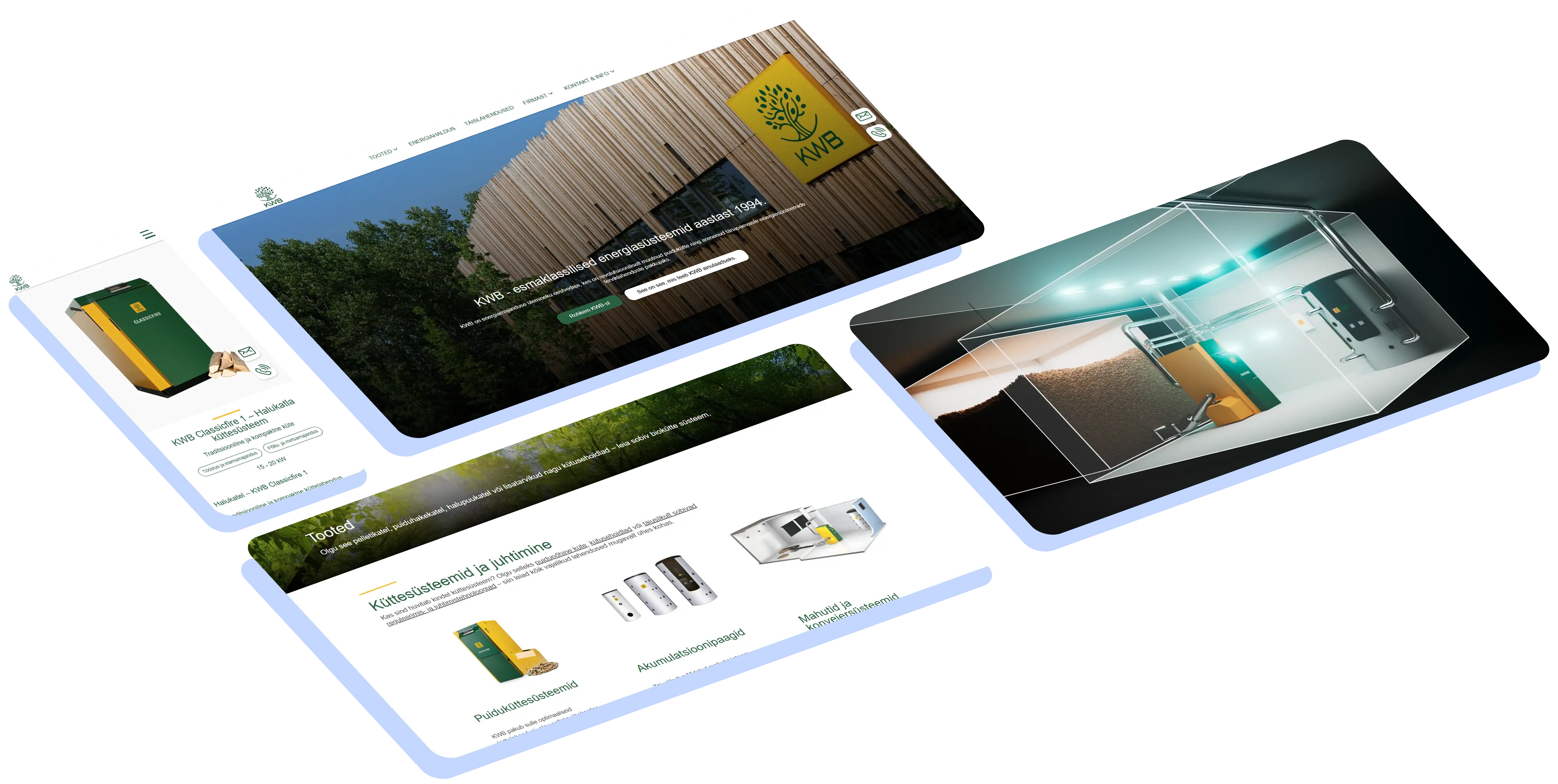 Website we built for KWB Estonia. Spetsy web design and development portfolio.