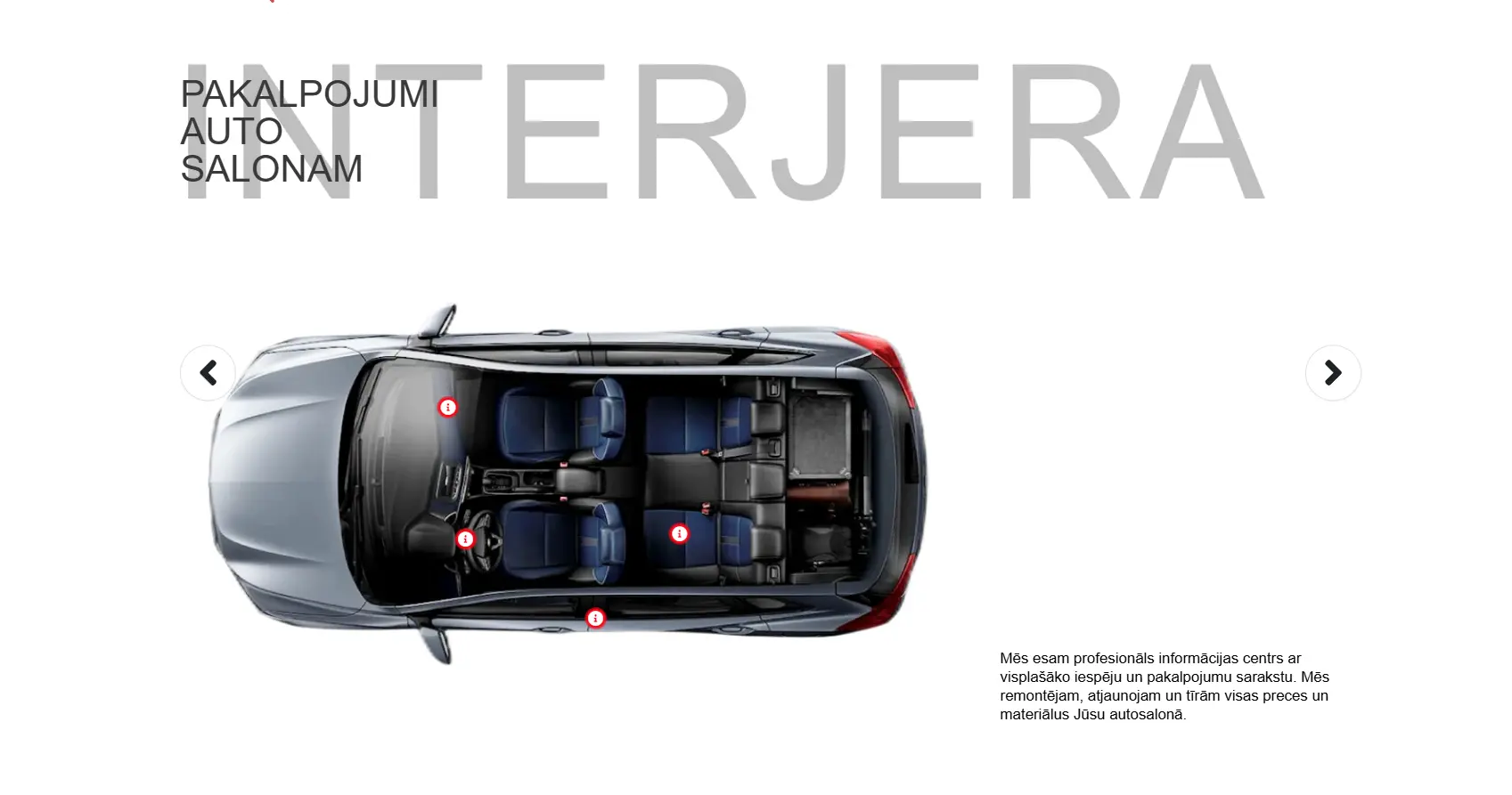 Contact form collecting inquiries with service preferences