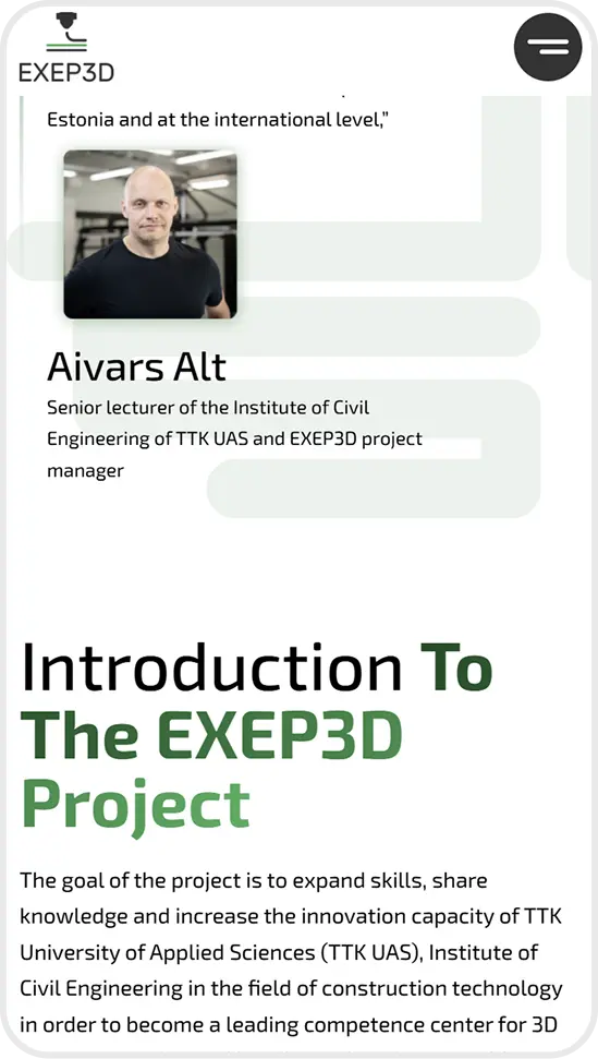 EXEP3D kodulehe projekt